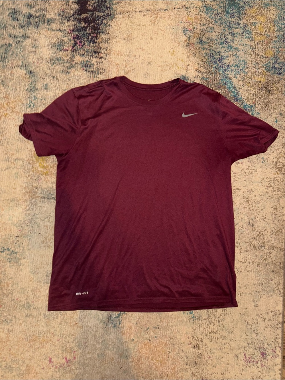 Nike Men’s Maroon Dri-FIT Short Sleeve Tee